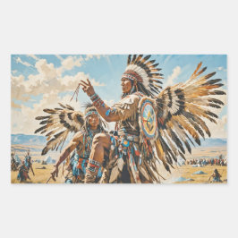 CHICKEN DANCE 2 REKTANGULÄRT KLISTERMÄRKE