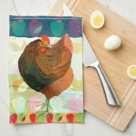 Chicken Dance Kitchen Tea Towel Kökshandduk