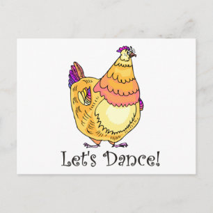 Chicken Dance Vykort
