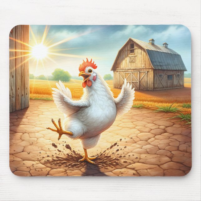 Chicken Dancing in Barnyard Musmatta (Framsidan)