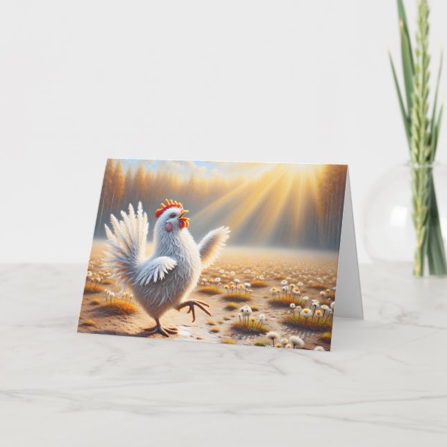 Chicken Dancing in Sunshine Kort (Framsida)