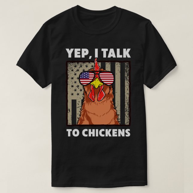 Chicken Design för manar... -.... -............... T Shirt (Design framsida)
