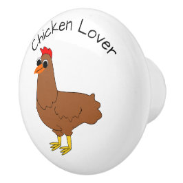 Chicken Design Personalised Knopp