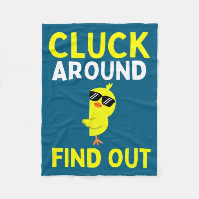 Chicken Easter Chick 1  Fleecefilt (Framsidan)