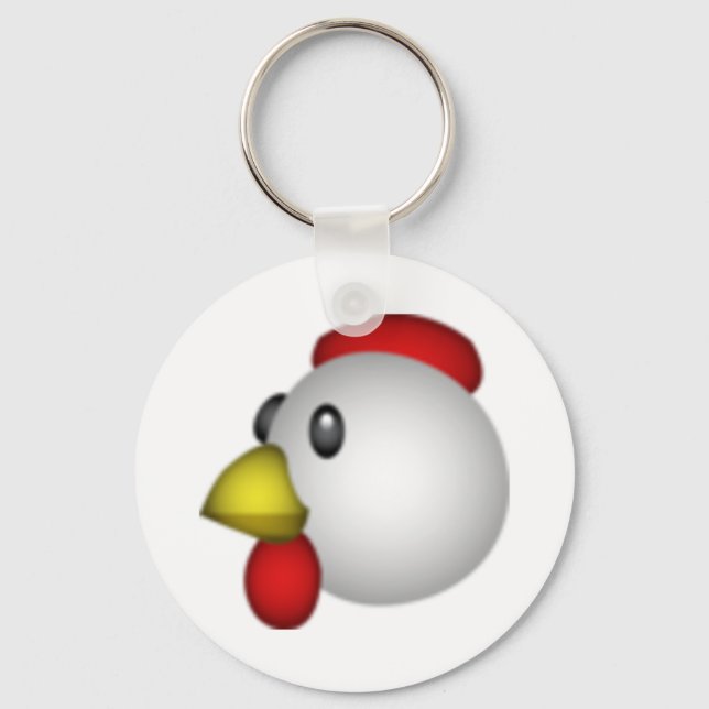 Chicken - Emoji Nyckelring (Framsida)