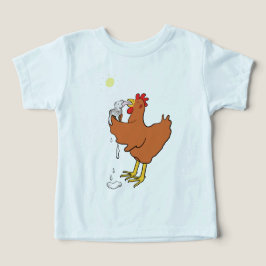 Chicken Enjoying Ice-kräm T Shirt