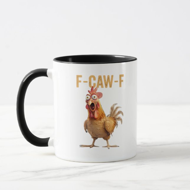 Chicken F-Caw-F Classic Mugg (Vänster)