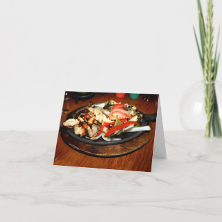 Chicken Fajitas Kort