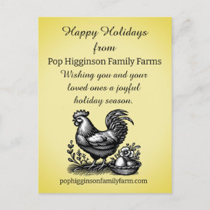 Chicken Farm Helg Vykort