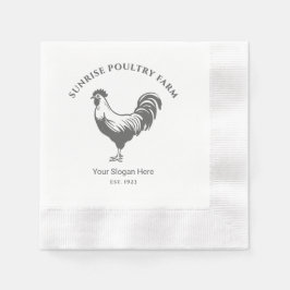 Chicken Farm House Paper Napkin Pappersservett