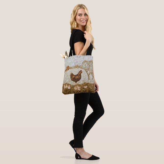 Chicken Farm Tote Bag Full Print Tygkasse (På modell)