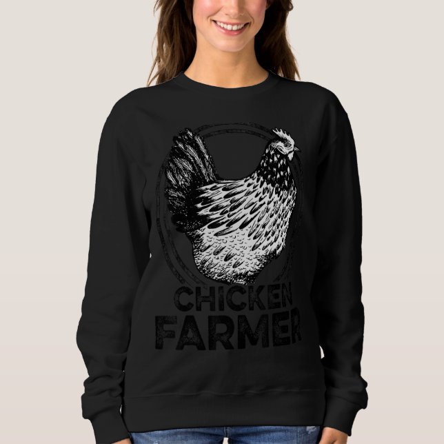 Chicken Farmer Agriculture Agriculteur Farmer Farm T Shirt (Framsida)