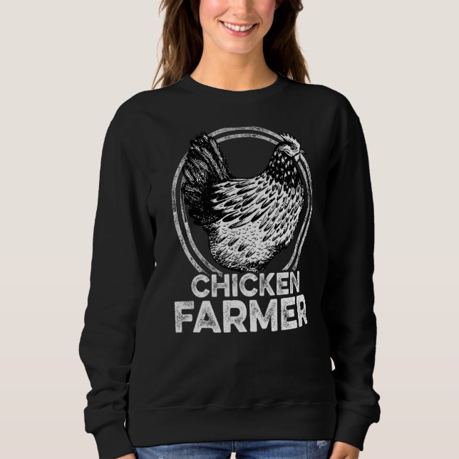 Chicken Farmer Agriculture Agriculteur Farmer Farm T Shirt (Framsida)