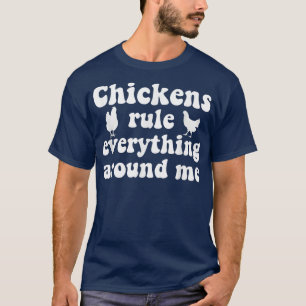 Chicken Farmer Chicken Älskare Tupp Hen Funny T-S T Shirt