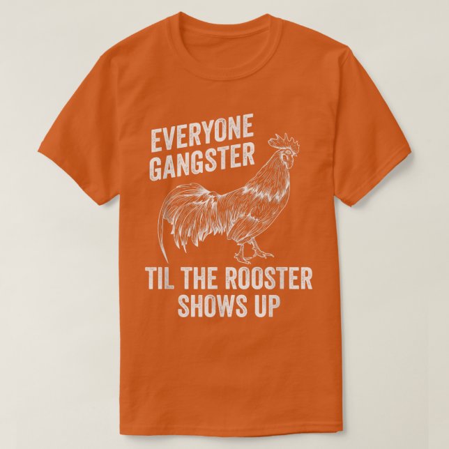 Chicken Farmer Chicken Älskare Tupp Hen Funny T Shirt (Design framsida)