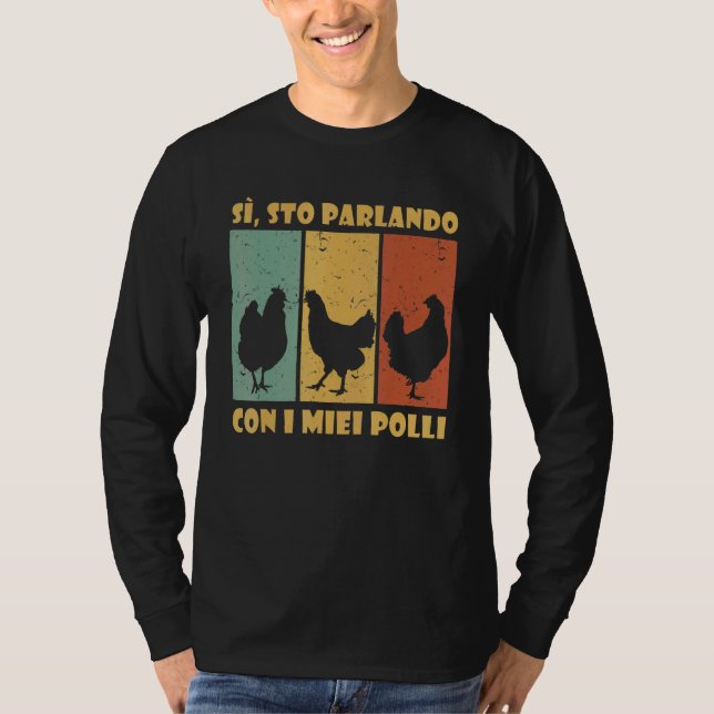 Chicken Farmer Chicken Talking Chicken T Shirt (Framsida)