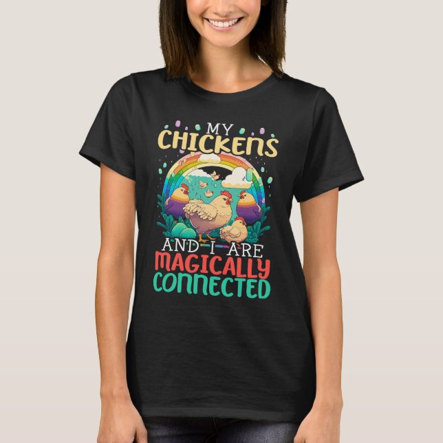 Chicken Farmer Chicken Whisper Farm Animal Poultry T Shirt (Framsida)
