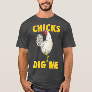 Chicken Farmer Funny Chick Gräver mig att odla T Shirt