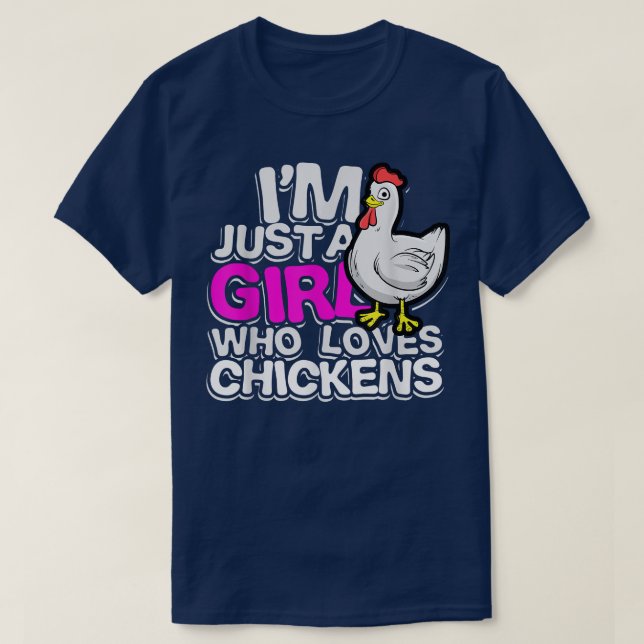 Chicken Farmer Grower Backyard Flock Egg Hen  T Shirt (Design framsida)