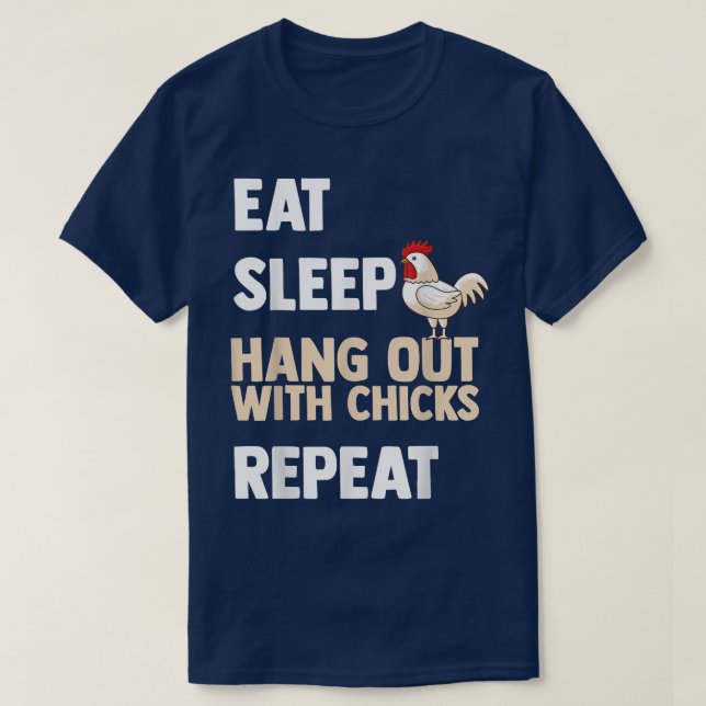 Chicken Farmer Grower Backyard Flock Egg Hen  T Shirt (Design framsida)