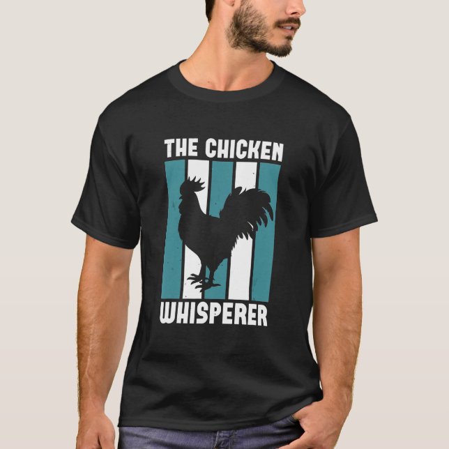 Chicken Farmer Hen Cockerel T Shirt (Framsida)