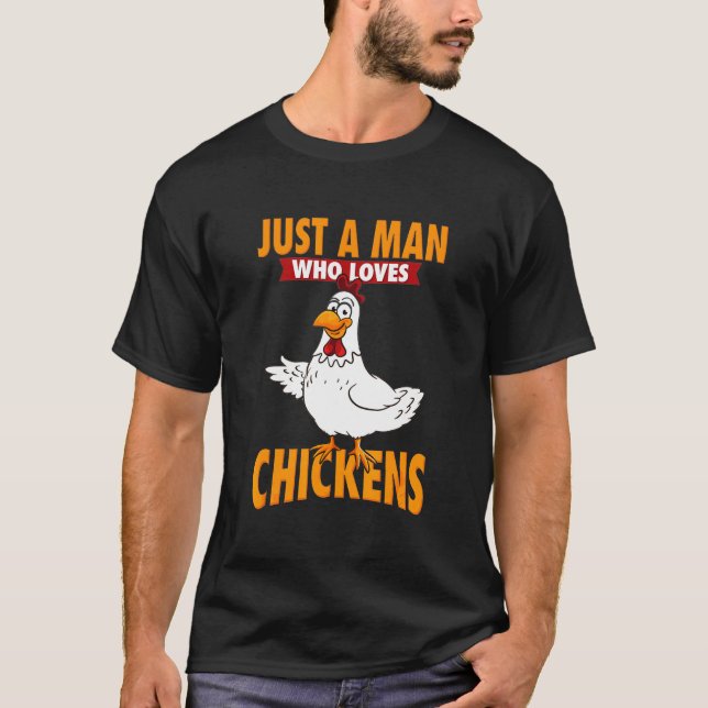 Chicken Farmer I Chicken T Shirt (Framsida)