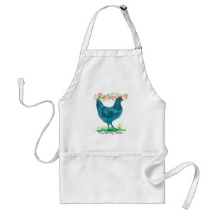 Chicken Farmer I Kärlek My Hens Blue Förkläde
