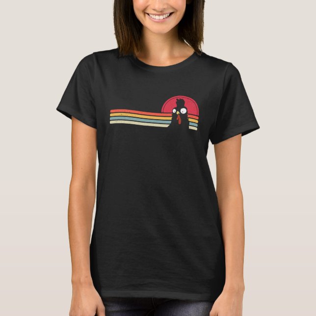 Chicken Farming Retro Chicken Farmer Girls Boys Me T Shirt (Framsida)