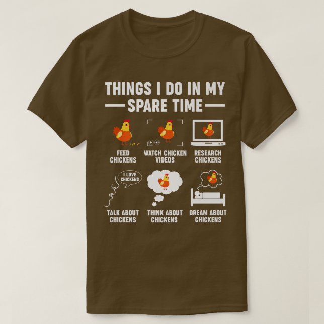 Chicken Fläkt Farmer Funny Chicken T Shirt (Design framsida)
