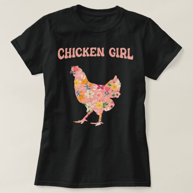 Chicken Flock Egg Hen Farmer Grower Backyard T Shirt (Design framsida)