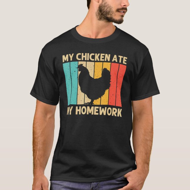Chicken För barn Boys Farmer Chicken Farm Hen T Shirt (Framsida)