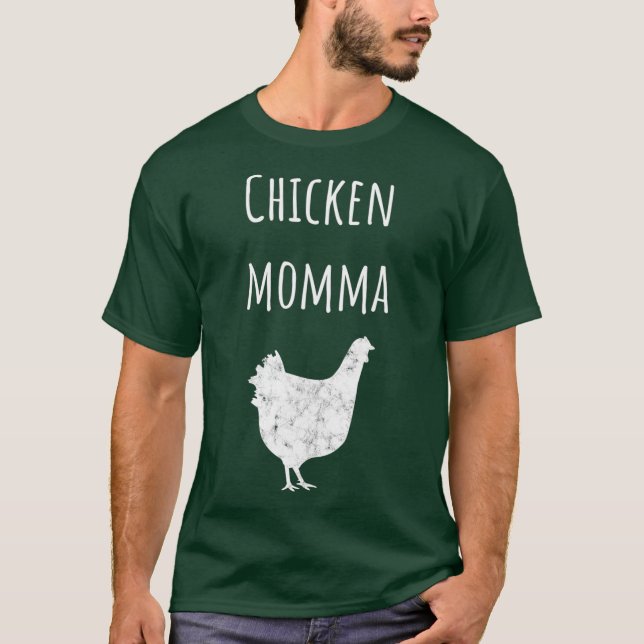 Chicken för kyckling Egg Kärlek Coop Momma Fowl T Shirt (Framsida)