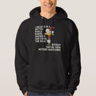 Chicken Funny Quote Chicken Outfit för barn Women Hoodie