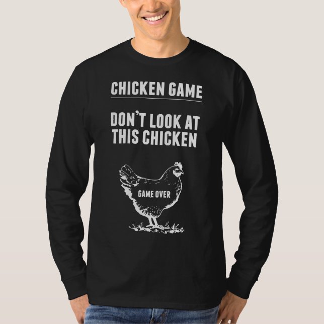 Chicken-game Chicken Joke T Shirt (Framsida)