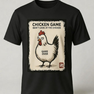 Chicken Game – Don’t Look at the Chicken Funny T Shirt