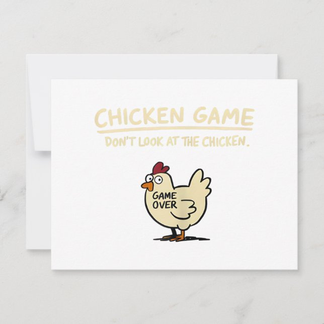 Chicken Game Don't Look At The Chicken Funny Chick (Framsida)