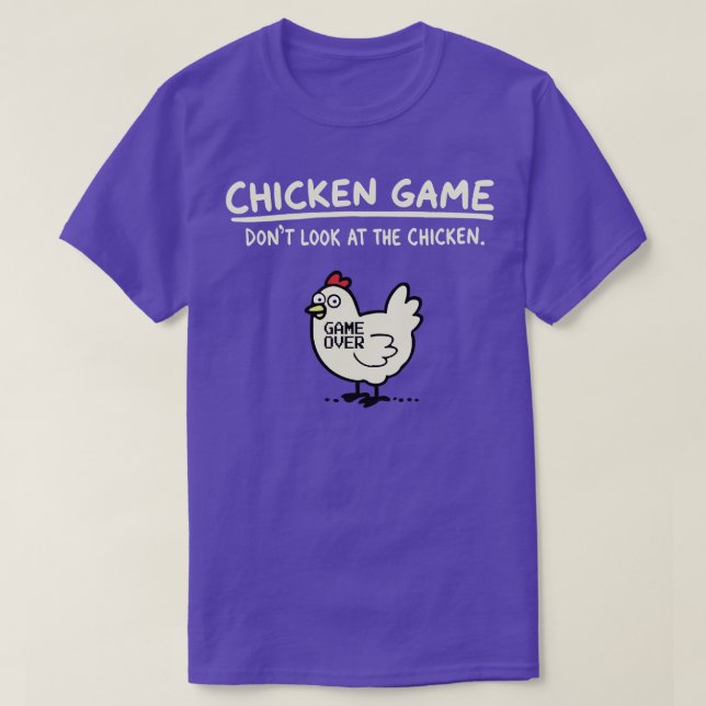 Chicken Game Hoodie T Shirt (Design framsida)