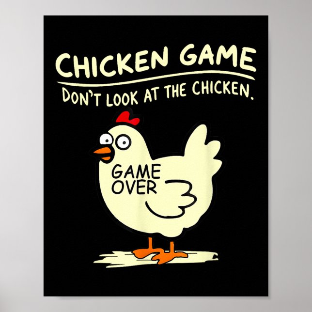 Chicken Game tittar inte på Chicken Poster (Framsidan)