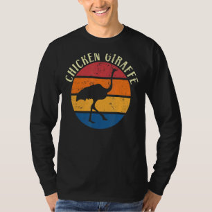 Chicken Giraffe Ostrich Animal Flightless Bird T Shirt