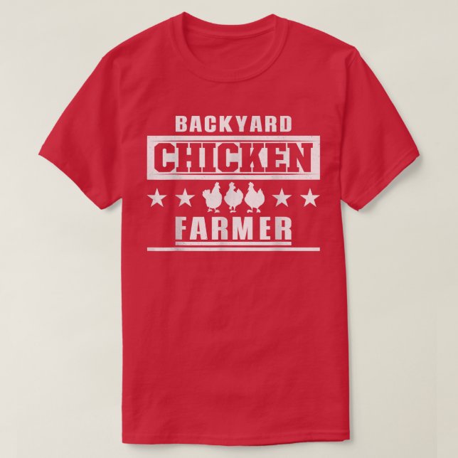Chicken Girls Farm Backyard Chicken Farmer  T Shirt (Design framsida)