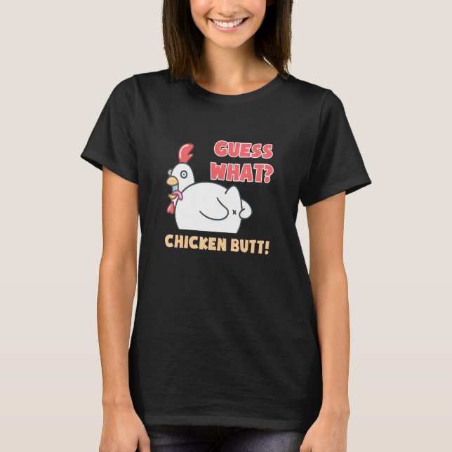 Chicken gissar vad kyckling t shirt (Framsida)
