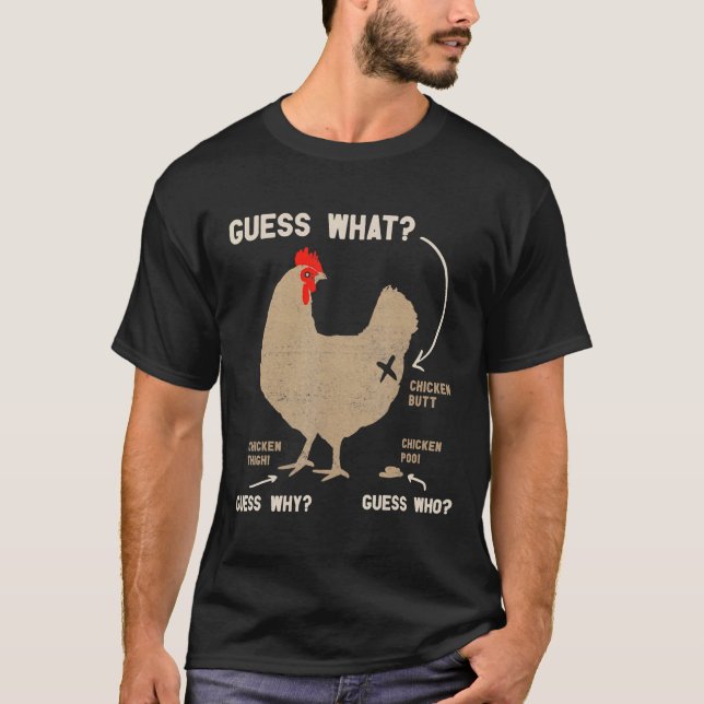 Chicken gissWh T Shirt (Framsida)