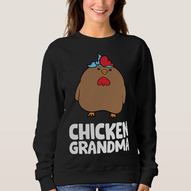 Chicken Grandma Chicken   T Shirt (Framsida)