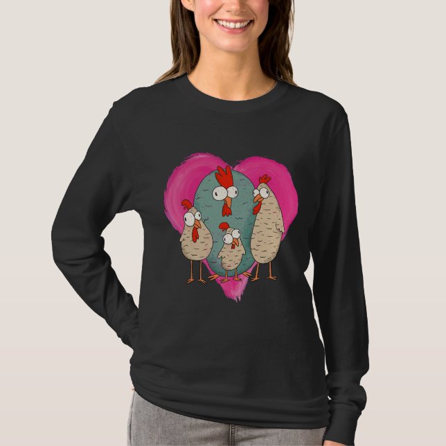 Chicken H T Shirt (Framsida)