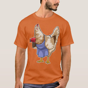 Chicken Hairdresser Hair Dryer T Shirt