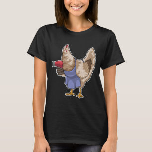 Chicken Hairdresser Hair-torktumlare T Shirt