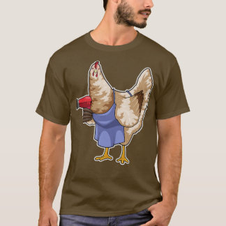 Chicken Hairdresser Hair-torktumlare T Shirt