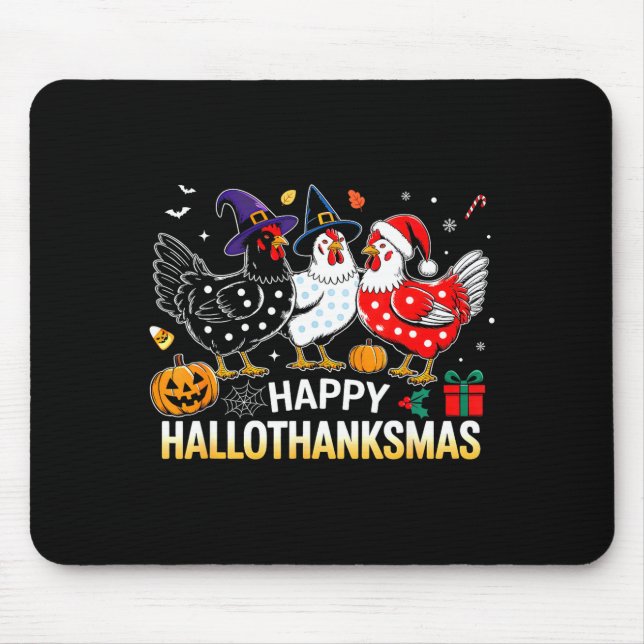 Chicken Halloween Thanksgiving Funny Happy Halloth Musmatta (Framsidan)