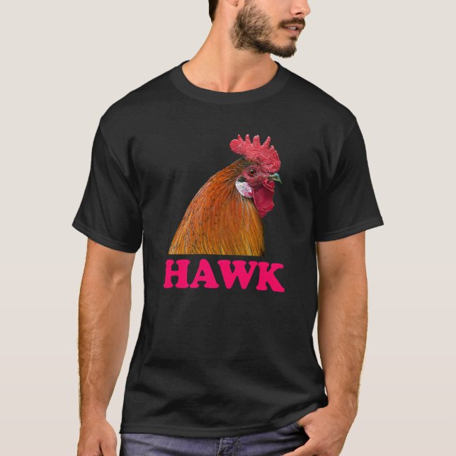 Chicken Hawk Confusion Skojjar Meme Vuxen humor T Shirt (Framsida)