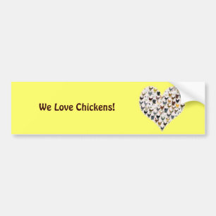 Chicken Heart Bildekal